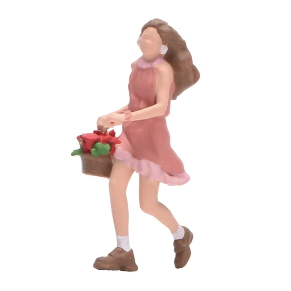 Figura de niña a escala 1:64, figura de tren, decoración ferroviaria, colecciones, accesorios para fotos, proyectos de bricolaje, accesorio para