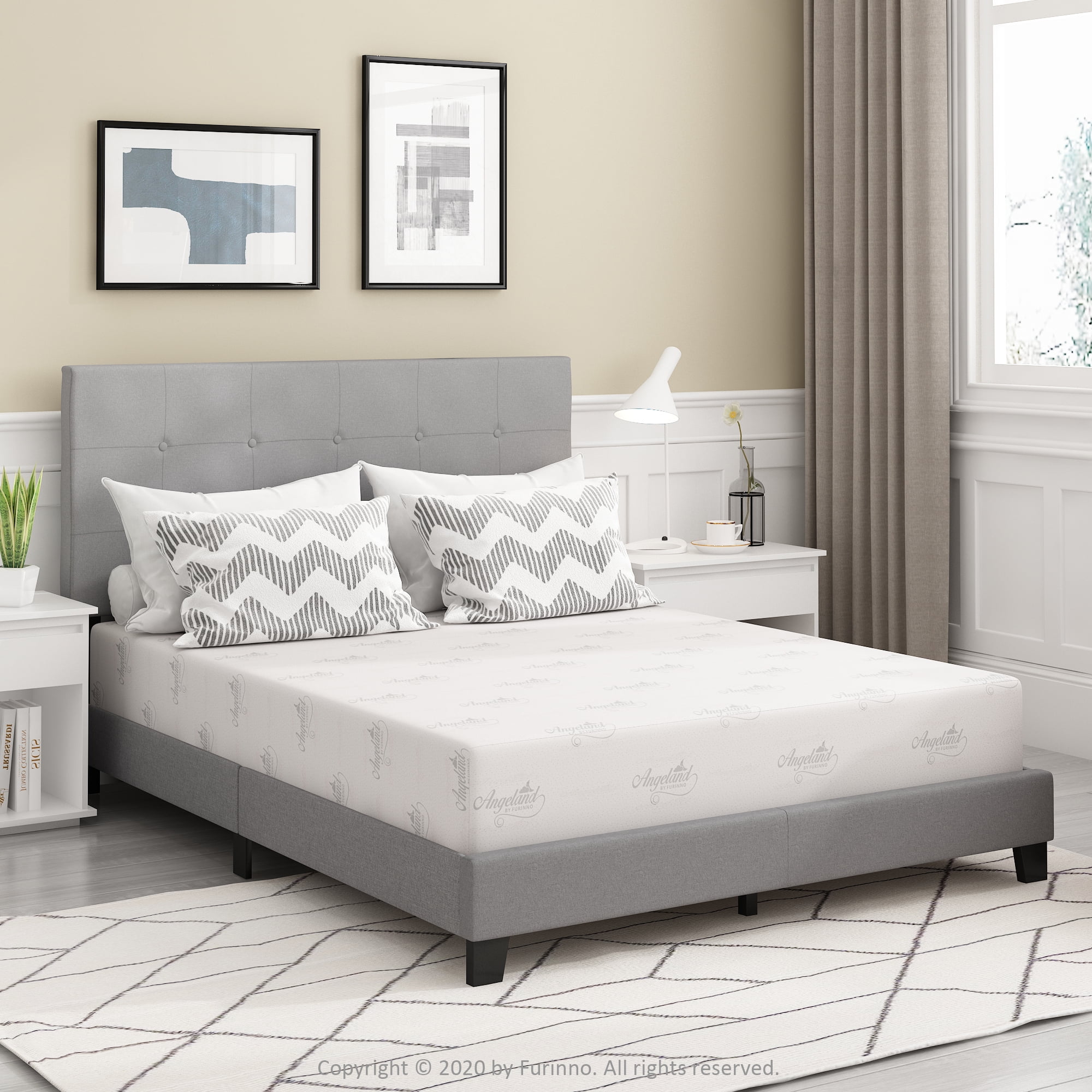 Green-Tea and Charcoal-Infused CertiPUR-US Certified Details about   Memory Foam Mattress 