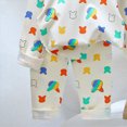 thumbnail image 5 of TOWED22 Toddler Boys Girls Pajamas Set 2Pcs Long Sleeve Cotton Print Top and Pants Soft Sleepwear Pjs Jammies Fall Winter 3 6 9 12 18 24 Months 2 3 4 5 6 7 8 9 Years(Orange,6-7 Y), 5 of 6
