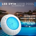 thumbnail image 4 of Underwater LED Pool Light PAR Underwater Light Wall Mounted Pool Light Colorful Remote Control RGB Color LED Pool Lights For Inground Pool, Pool Light Bulb ,High Performance, 4 of 5