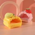 thumbnail image 4 of Rat Hamster House Bed Winter Warm Fleece Small Pet Chinchilla House Accessories Pink L(20*19*15CM), 4 of 4
