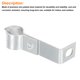 thumbnail image 3 of Abrazadera de tubo en forma de L Uxcell, soporte de tubo de ángulo recto de 80 mm, adecuado para tubo de 3/4", 3 of 4