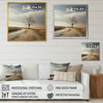 thumbnail image 4 of Designart "Tranquil Minimalism: Prairie Photography" Minimalism Floater Framed Wall Art Prints, 4 of 5