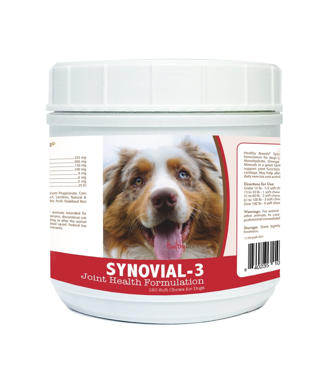 Healthy Breeds Synovial3 Dog Hip and Joint Supplement for Australian