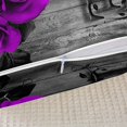 thumbnail image 5 of Purple Rose Throw Pillow Covers 22x22 inch set of 2 Purple Black Romantic Floral Cushion Cases Women Valentine'S Day Flower Square Pillow Cases Retro Rustic Farmhouse Rose Cushion Covers, 5 of 6