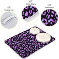 thumbnail image 4 of Purple Leopard Dish Drying Mat for Kitchen Counter, Ultra Absorbent Reversible Microfiber Dishes Drying Rack Pad Heat-resistant Mats 18x24 Inch, 4 of 7