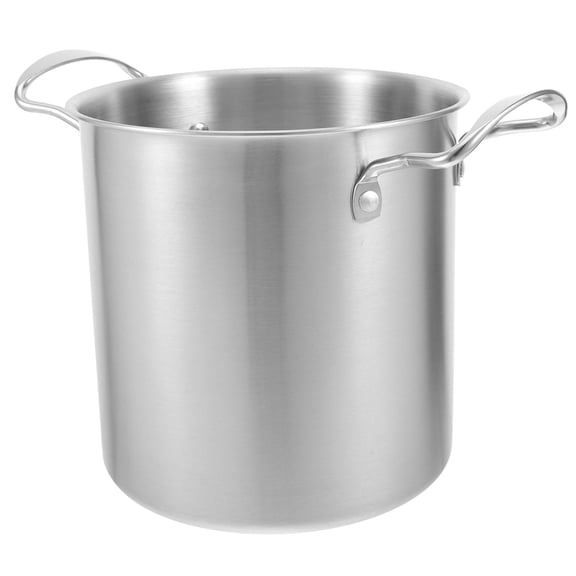 Hytrove Stainless Steel Stock Pot Soup Pot for Kitchen Compatible with Gas and Induction Cooktops