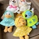 thumbnail image 1 of Disney Cartoon Wearing Raincoat Stitch Pooh Bear Plush Doll Toys Kawaii Chip Dale Stuffed Toy Child Birthday Christmas GiftsChip10cm He Qiyong unisex, 1 of 1