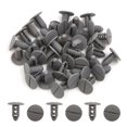 thumbnail image 2 of Unique Bargains 40pcs Gray Vehicle Car Door Fender Clips Plastic Rivets Fastener Fit 10mm Hole, 2 of 2