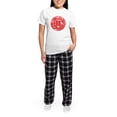 thumbnail image 5 of CafePress - Double_Hapines Pajamas - Women's Short Sleeve Print T-Shirt and Pants Light Cotton Pajama Set, 5 of 7