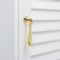 thumbnail image 4 of Utopia Alley Danbury Cabinet Ring Pull Knob - Decorative Cabinet Drop Pull Knobs for Cabinets and Drawers - Vintage Cabinet Hardware with Hand Finished Polished Gold - Metal Drawer Pull Knobs 2.7", 4 of 7