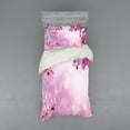 thumbnail image 2 of Ambesonne Pink Bedding Set 4 Pcs, Orchid Spring Petals Spa, Queen, Pink, 2 of 3