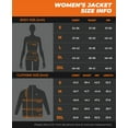 thumbnail image 7 of ORORO Women's Heated Jacket With Battery Pack and Detachable Hood (Purple,S), 7 of 7