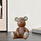 thumbnail image 5 of 2 X Estatuilla de Oso de Resina Decoración Del Hogar Estatua Moderna Artesanía Regalos de Cumpleaños Baoblaze Estatuilla de escritorio, 5 of 7