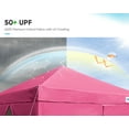 thumbnail image 4 of Quictent Privacy 8x8 Pop up Canopy tent Instant Folding Outdoor Canopy with Sidewalls Mesh Windows and Wheeled Bag Waterproof (Pink), 4 of 9