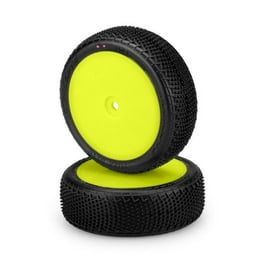 JConcepts Fuzz Bite LP 4wd Front Pre-Mounted Yellow (Pink Compound) (2...