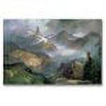 Trademark Fine Art "Index Peak, Yellowstone" Canvas Wall Art by Thomas Moran
