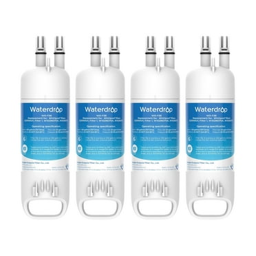 𝐄𝐃𝐑𝟏𝐑𝐗𝐃𝟏 Water Filter Replacement 4 Pack - Compatible with Everydrop® Filter 1, EDR1RXD1B, P8RFWB2L, P4RFWB, Kenmore® 46-9081, 46-9930, WD-F38
