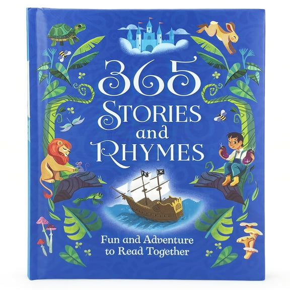 365 Stories and Rhymes Treasury Blue: Fun and Adventure to Read Together, (Hardcover)