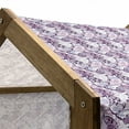 thumbnail image 4 of Butterfly Pet House, Wings in the Shades of Purple with Spotty Grunge Camo Style, Outdoor & Indoor Portable Dog Kennel with Pillow and Cover, 5 Sizes, Lavender Lilac Violet, by Ambesonne, 4 of 4