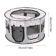 thumbnail image 2 of DAMAI Foldable Outdoor Pet Tent Playpen, Portable Pop Up Dogs Enclosure Kennel, For Small Dogs Cats Rabbits Indoor And Outdoor Camping Use, 2 of 6