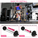 thumbnail image 3 of Kit Ejercicio Cojín  Bloosom Protector De Cuello Para Gym Pesas Barra Rosa, 3 of 5