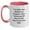 White/Pink, variant on Funny Tax Preparer Gift, 'Caution: I'm A Retired Tax Preparer...' Two Tone Coffee Mug, Birthday Unique Gifts from Friends to Coworkers
