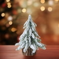 thumbnail image 6 of Christmas Tree Decorations Mini Small Christmas Falling Snow Tree Home Desktop Milieu Scene Arrangement Decoration Props, Usupdd 2025 Christmas Tree Decorations Mini Small, 6 of 6