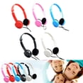 thumbnail image 2 of Kids Headphone Corded Over Ear Foldable Stereo Headset with 3.5mm Mic for Child Boy Girl Travel School Gaming Cellphone, 2 of 16