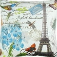 thumbnail image 4 of Benzara BM229374 Bring Style & Charm Fabric Accent Pillow with Scripted Details, Multi-Color, 4 of 5