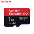 thumbnail image 2 of SanDisk-tarjeta de memoria micro sd Extreme Pro, 64GB, 128GB, 1 TB, Clase 10, 512G, U3, A2, V30, 1 TB, tf, flash, para gopro Fivean unisex, 2 of 2