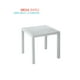thumbnail image 1 of Mesa De Plastico 75x75 Cm Desmontable Cuadrada BARU gris 6.49 pulg Pido Todo MSA1-BRU, 1 of 5