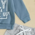 thumbnail image 6 of Toddler Boy Clothes 18-24 Months Toddler Baby Boy Fall Winter Clothes Letter Graphic Long Sleeve Sweatshirt Pullover Tops + Joggers Pants Outfit Set, 6 of 7