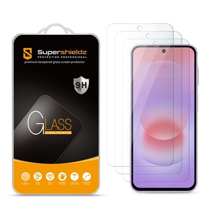 Supershieldz Designed for Samsung Galaxy A27 Tempered Glass Screen Protector, Anti Scratch, Bubble Free (3 Pack)