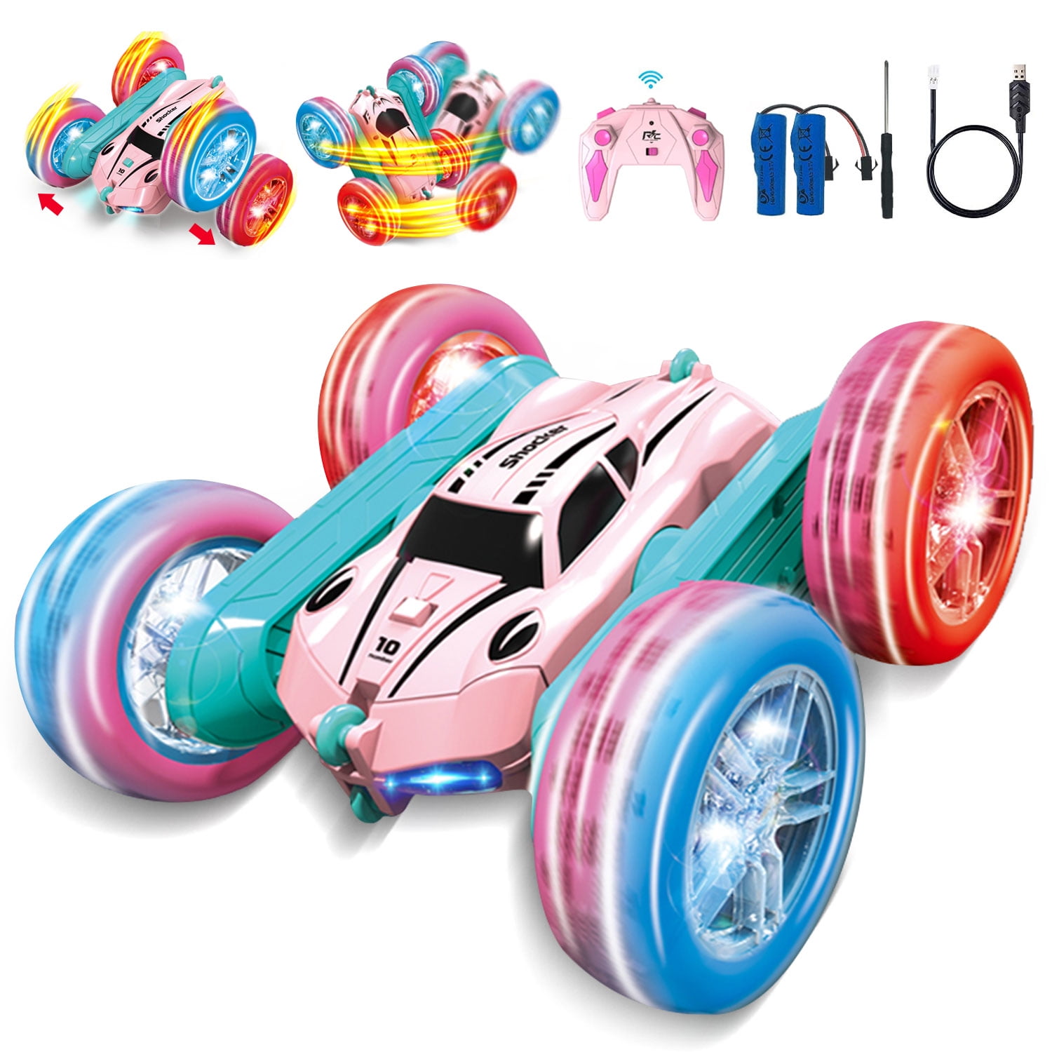 Lehoo Castle Remote Control Car for Toddlers 2 Pack Walmart