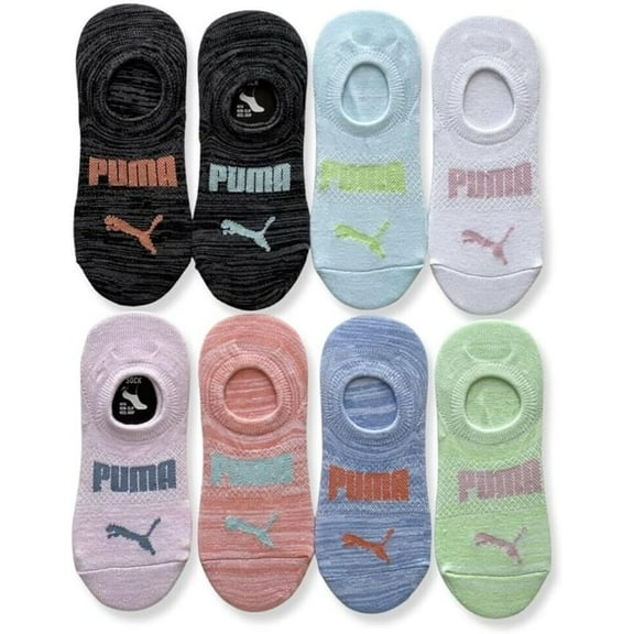 PUMA Women's No Show Sneaker Socks 8 Pack