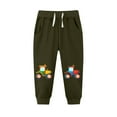 thumbnail image 1 of Cowsor Boys Girls Drawstring Sweatpants Cute Pattern Cotton Sport Jogger Pants, 1 of 3