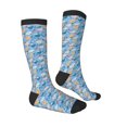 thumbnail image 3 of Balery Cute Chickens and Flowers Printed Novelty Socks Men's Women's Crew Socks Sports Socks Knee High Socks Cotton Socks Quirky and Cool Socks, 3 of 9