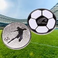 thumbnail image 1 of LJNYFDC Referee Flip Coins Abrasion resistant Soccer Ball High Hardness Clear Pattern Football Relief Rust free Visible Two sided Referee Soccer, 1 of 6