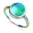 thumbnail image 1 of Chromata Bague Pierre Licorne Argent Mood, 1 of 9