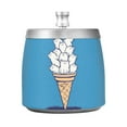 thumbnail image 7 of Yayeee Ashtray with Lid for Cigarette Smokeless Stainless Steel Home Ash Holder, Ice Cream Cat, 7 of 7