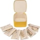 thumbnail image 1 of Cajas de cuero para joyas para viajes con bolsas de terciopelo y cremallera para mujeres, estuche de viaje para joyas, estuche organizador de cuero portátil para joyas, estuche organizador de viaje pa, 1 of 7
