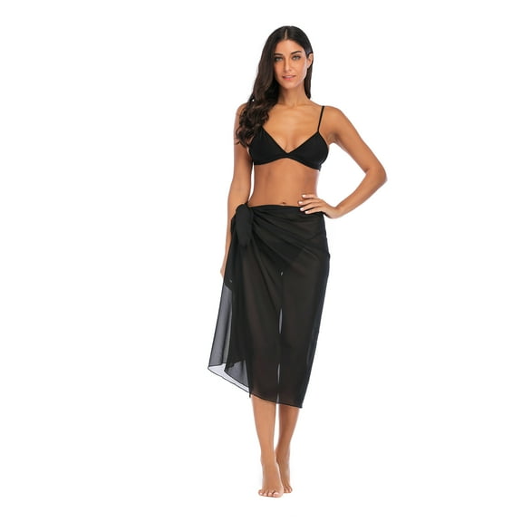 1 Pieces Sarong Coverups for Women Bathing Suit Wrap Swimsuit Skirt Beach Bikini Cover Up Swimwear