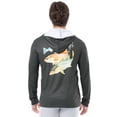 thumbnail image 3 of GH BY GUY HARVEY Men's Long Sleeve Sun Protection Gulf Trip Hoodie, 3 of 9
