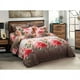 thumbnail image 3 of Rosas rosa y melocotón Floral Funda Nórdica Juego de cama Reina o Rey de diseño, 3 of 5