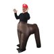 thumbnail image 3 of Funny Inflatable Horse Costumes Funny Dolls Mascot Cartoon Party Performance Cosplay Centaur Inflatable Suit Long-necked DragonFit Height 150-190cm, 3 of 5