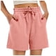 thumbnail image 2 of MKLEKYY Pantalones Cortos Deportivos para Mujer, Modernos Pantalones Cortos de Verano con Cordón, Cómodos y con Bolsillos, Ropa Informal Holgada para Vacaciones y Playa., 2 of 4