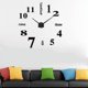 thumbnail image 4 of DIY Montado en la Pared Reloj Moderno Números Únicos Diseño Decorativo, Astilla Adepaton CKCHN8NM6, 4 of 9