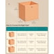 thumbnail image 5 of Juego de 6 cubos Storage Cubes SONGMICS, plegables, 33 x 33 cm, arcoíris, 5 of 7