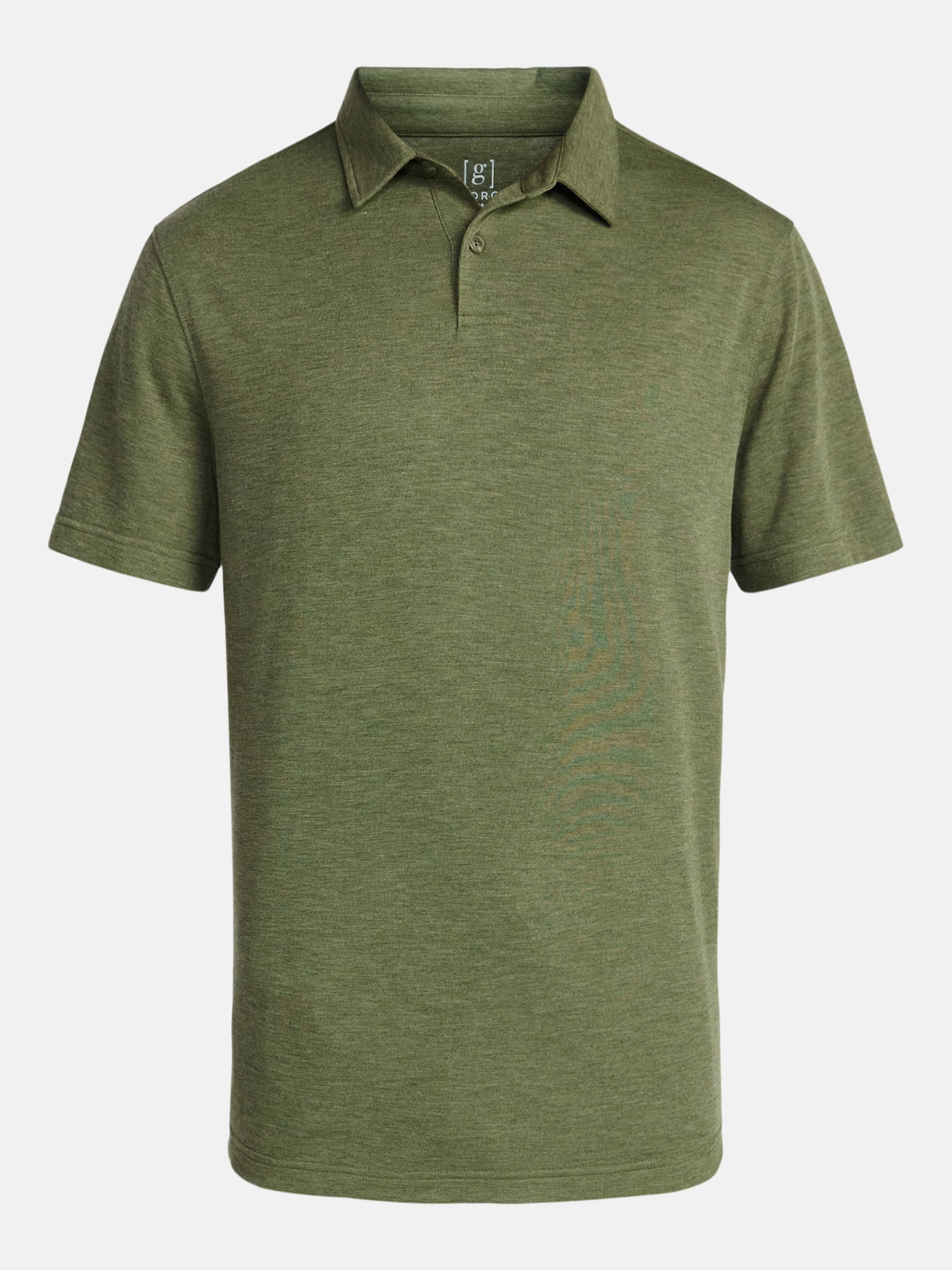 George Men's and Big Men's Double Knit Polo Shirt with Short Sleeves, Sizes S-5XL
